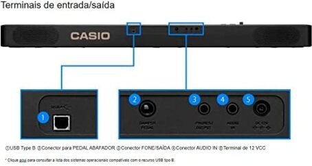 Piano Digital Casio Stage Cdp-s110 Preto 88 Teclas - Image 2