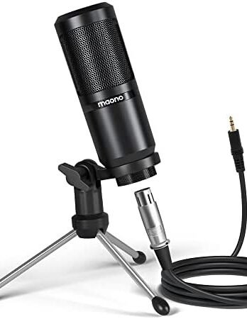 Microfone Condensador de Gravação AU-PM360TR MAONO