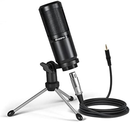 Microfone Condensador de Gravação AU-PM360TR MAONO